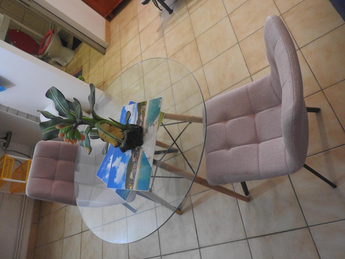 Studio Hibiscus-Ch Vue Sur Mer,Plage,Clim Les Anses-d'Arlets Exterior foto